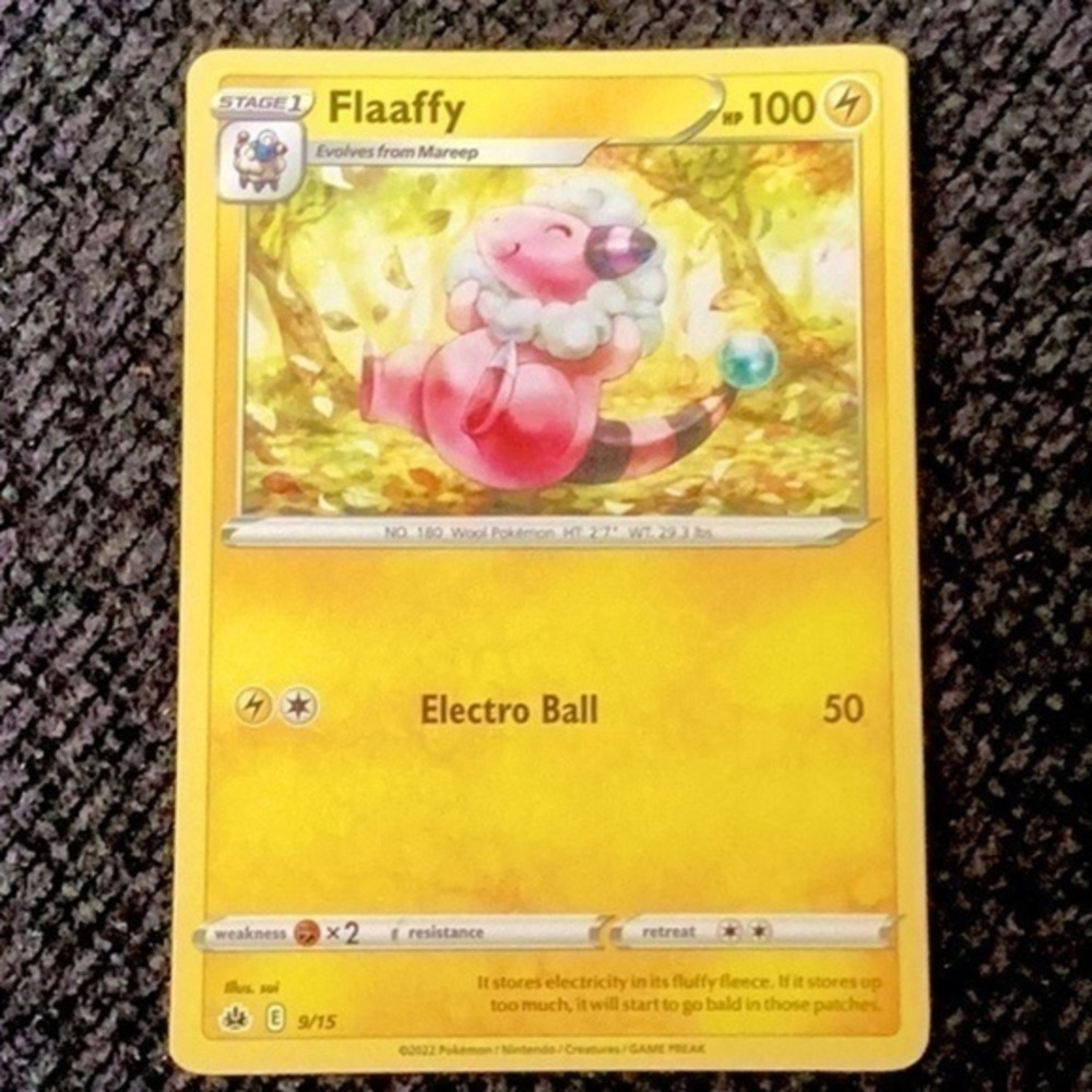 Pokémon 2022 McDonald’s Flaaffy Electro Ball Trading Card Nintendo Collection
